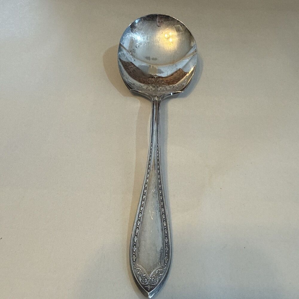 Oneida Community Sheraton gravy ladle silverplate flatware utensil Great Decor